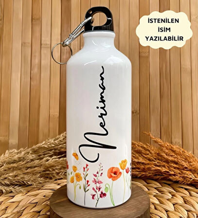 Kişiye Özel İsimli Kancalı Suluk Matara