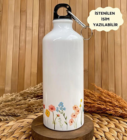 Kişiye Özel İsimli Kancalı Suluk Matara