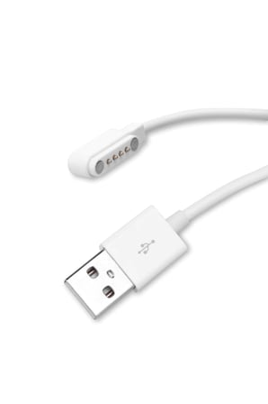Alkatronik Usb 4 Pin Pogo Kablo Akıllı Saat Manyetik Sabitleyici Şarj Kablosu Usb 2.0