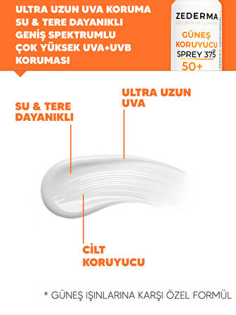 Güneş Koruyucu Sprey Spf 50+ 150 ml UVA + UVB
