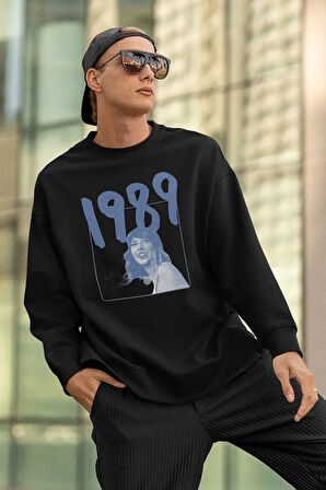 1989 Yazılı Unisex Oversize Taylor Swift Sweatshirt