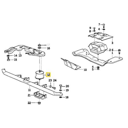 BMW FEBİ ŞANZUMAN TAKOZU OEM NO 24701138435