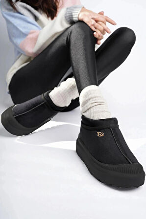 İçi Tüylü Kadın Kışlık Ayakkabı Bot