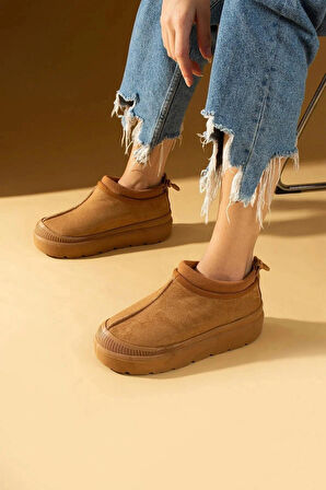 İçi Tüylü Kadın Kışlık Ayakkabı Bot