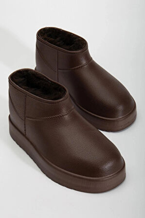 Mira Su Geçirmez İçi Suni Kürklü Soğuk Hava Dayanıklı Kalın Taban Kadın Bot