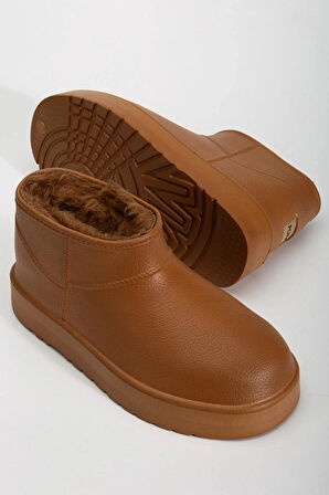 Mira Su Geçirmez İçi Suni Kürklü Soğuk Hava Dayanıklı Kalın Taban Kadın Bot