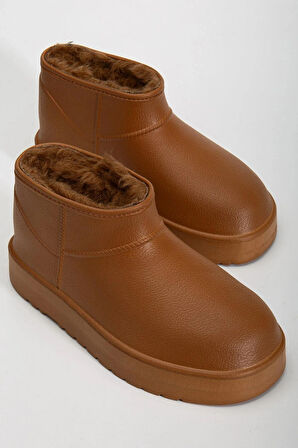 Mira Su Geçirmez İçi Suni Kürklü Soğuk Hava Dayanıklı Kalın Taban Kadın Bot