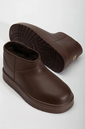 Mira Su Geçirmez İçi Suni Kürklü Soğuk Hava Dayanıklı Kalın Taban Kadın Bot