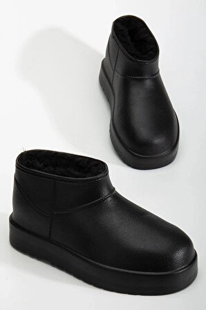 Mira Su Geçirmez İçi Suni Kürklü Soğuk Hava Dayanıklı Kalın Taban Kadın Bot