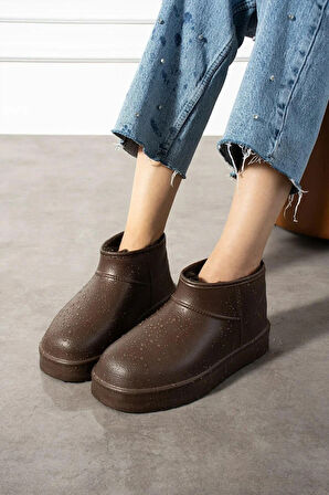 Mira Su Geçirmez İçi Suni Kürklü Soğuk Hava Dayanıklı Kalın Taban Kadın Bot