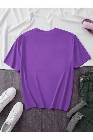 Unisex Kurdele Baskılı Tasarım Tshirt
