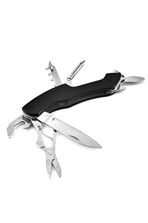 Mini Çok İşlev 9 Fonksiyonlu Amaçlı Katlanır Doğa, Kamp, Askeri , Deprem İlk Yardım Hobi Cep Çakısı