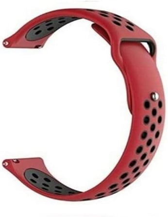 Honor Watch GS 3 ile uyumlu Kordon Kayış Delikli Silikon 22/nkn