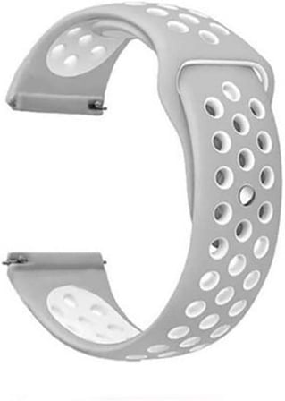 Honor Watch GS 3 ile uyumlu Kordon Kayış Delikli Silikon 22/nkn