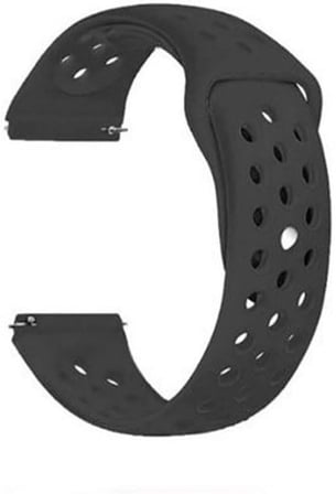 Honor Watch GS 3 ile uyumlu Kordon Kayış Delikli Silikon 22/nkn