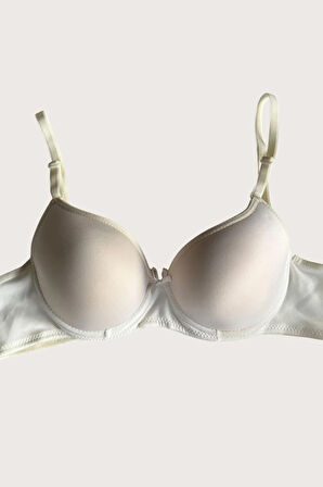 Mikro Kumaş İçi Boş Balenli Günlük Tek Desteksiz Sütyen