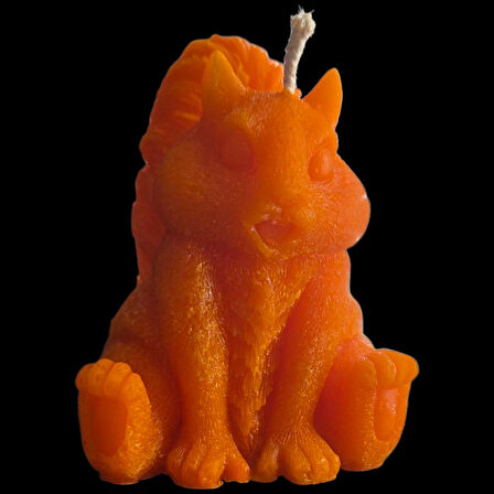 dekorati şankın sincap modeli mum