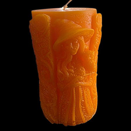 dekoratif cadı fügürlü mum