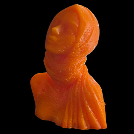 dekoratif kadın figürlü kokulu mum