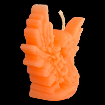 dekorati kanatlı melek figürü kokulu mum