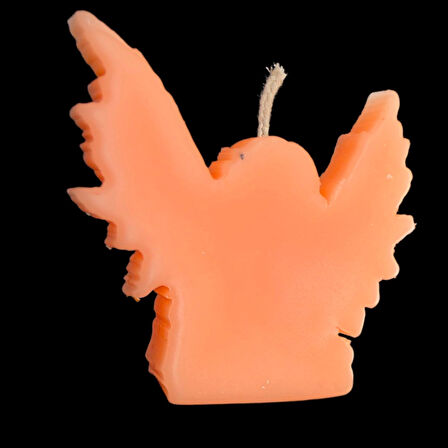 dekorati kanatlı melek figürü kokulu mum