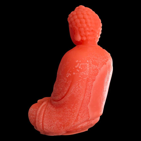 dekoratif buda heykeli kokulu mum