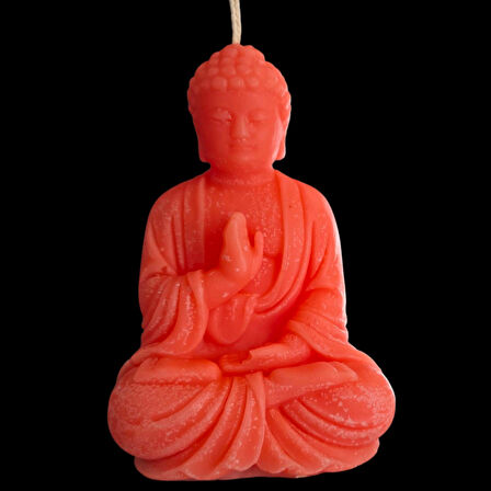 dekoratif buda heykeli kokulu mum