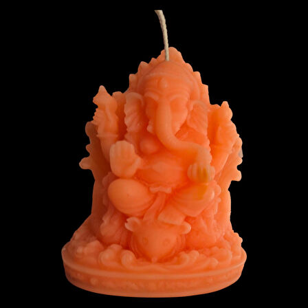 dekoratif il tanrısı figürü kokulu mum