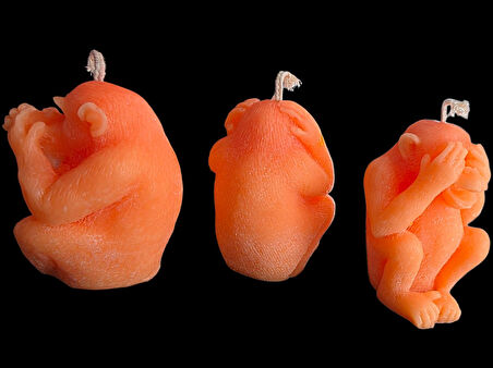 dekoratif 3 matmum kokulu mum