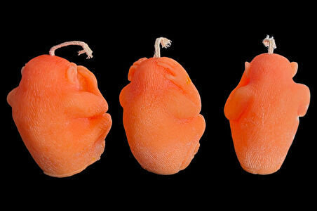 dekoratif 3 matmum kokulu mum