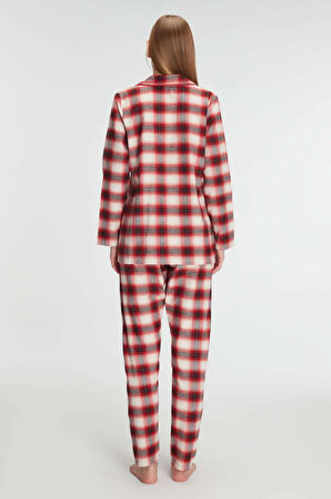 PamukluUzun Kol Gömlek ve Pantolon Takım