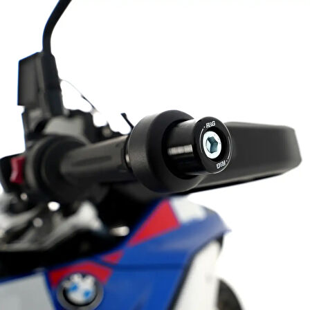 RG Racing Gidon Tapası - Bar Ucu Kaydırıcı (BMW R1300 GS/GSA, 1250 GS/GSA, S 1000XR / 13-25 uyumlu)
