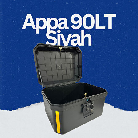 Appa Motosiklet Çantası - Siyah 90 Lt. 