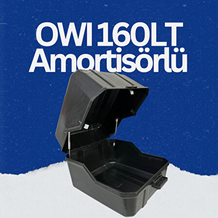 Owi Plastik Kurye Sepeti - Siyah 160 Lt. 