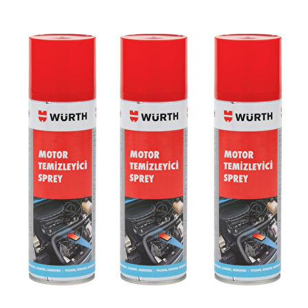 Würth Hızlı Motor Temizleme Spreyi 500 ml x3