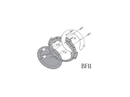 Givi Tanklock Tank Çantası Bağlantı Flanşı (BMW S 1000 XR-R1250 GS-R1250R/RR- 2019-2024)