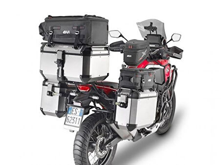 Givi XL01 Suya Dayanıklı Genişleyebilir Sele Çantası – 15LT / 20LT Cargo Bag Uyumu