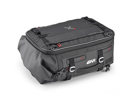 Givi XL02 Suya Dayanıklı Roll Top Genişleyebilir Sele Çantası – 25LT / 35LT Cargo Bag