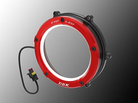 DBK Şeffaf Debriyaj Kapağı Evo LED – Ducati Panigale V4 / S 2018–2025 Uyumu