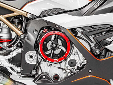 DBK Basınç Plakası Kapağı- Kırmızı – BMW S 1000 RR / R / XR 2019–2023 Uyumu