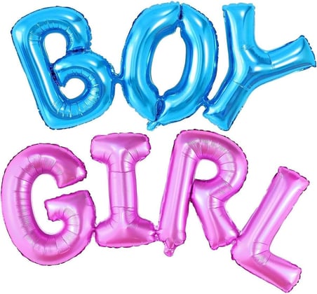 Cinsiyet Belirleme Partisi Kız mı Erkek mi Konsept Balon Süsleme Set Gender Party Girl Or Boy