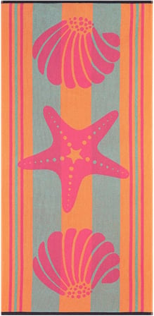 Nice Pink Shell Plaj Havlusu 70X150 Cm