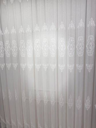 NİVEMESHOME 4528 ASEL  1/2,5 PİLELİ  TÜL PERDE APM