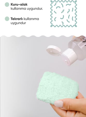 Remove it.all! Yıkanabilir Temizleme Pedleri 2 Adet Reusable Cleansing Pads 2 Pieces