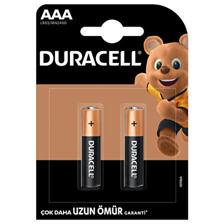 Duracell AAA İnce Pil 2’li