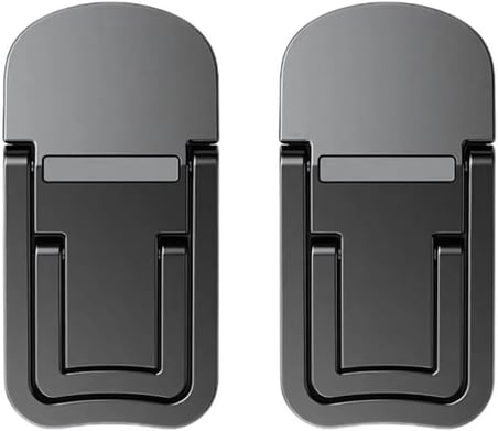 2 Adet Yapışkanlı Katlanılabilir 2 Kademe Yükseklik Ayarlı Laptop Standı Laptop Stand Ayağı