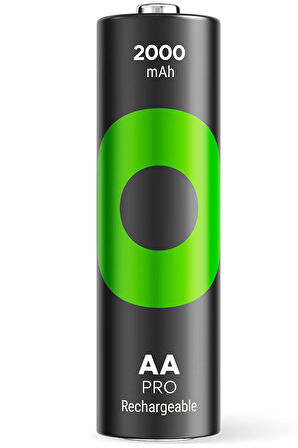 Batteries ReCyko Pro 2000 mAh AA Kalem Ni-Mh Şarjlı Pil, 1.2 Volt, 6'lı Kart