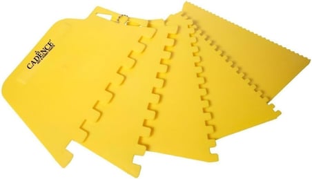 Sarı Doku Tarağı 5 Li Set Tek Ebat