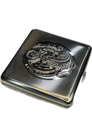 Sorendy 20135 Metal Sigara Tabakası Kare Tasarım Standart Kısa Tabla 90mm