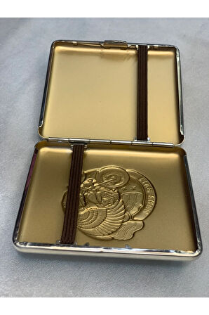 Sorendy 20135 Metal Sigara Tabakası Kare Tasarım Standart Kısa Tabla 90mm